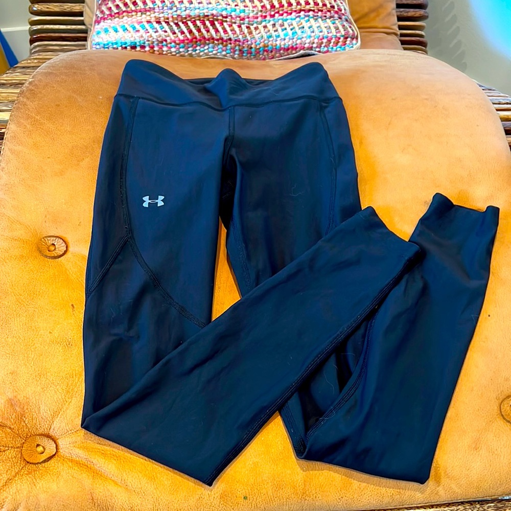 Girls black leggings size xs